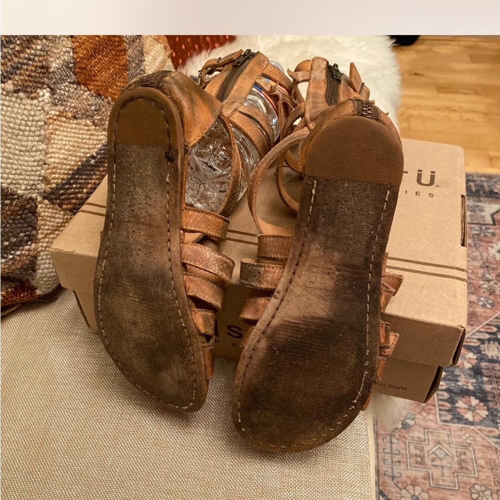 Bed Stu Seneca Brown Strappy Sandals gladiator sandal size 6 - Picture 6 of 6